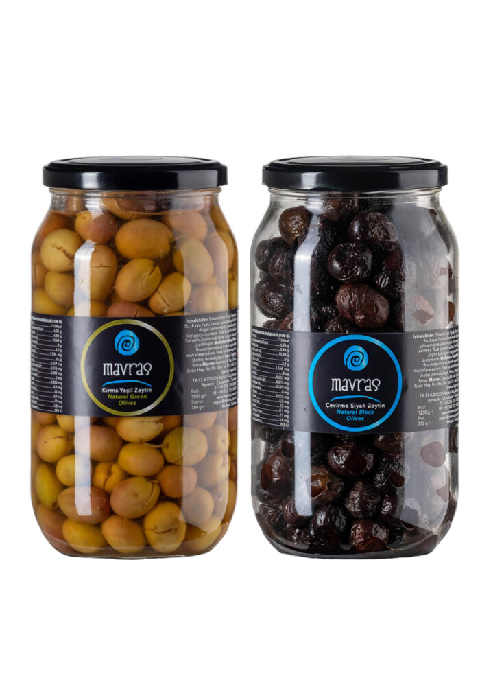 1-Yeşil-Zeytin-1kg+-1-Siyah-Zeytin-1kg